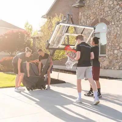 (Preorder Only) Lifetime 54" Adjustable Tempered Glass Portable Basketball Hoop