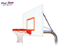 RuffNeck™ EXT (60” offset) Fixed-Height In-Ground Basketball Hoop by First Team