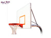 RuffNeck™ EXT (60” offset) Fixed-Height In-Ground Basketball Hoop by First Team