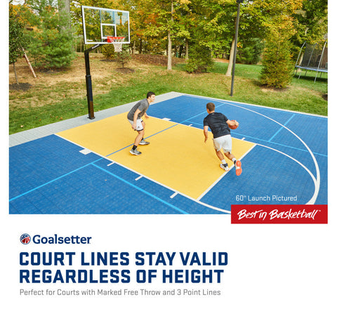 Goalsetter Launch Pro Series 72" In-Ground Basketball Hoop - Acrylic Backboard