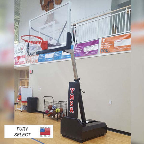 Fury™ II 48" Acrylic Portable Basketball Hoop by First Team