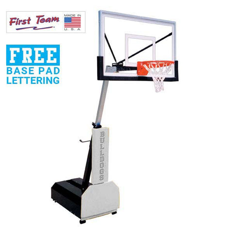 Fury™ Nitro 60" Tempered Glass Portable Basketball Hoop by First Team