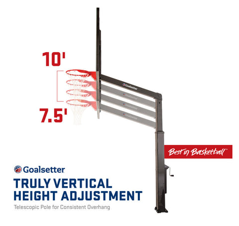 Goalsetter Launch Pro Series 72" In-Ground Basketball Hoop - Acrylic Backboard