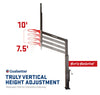 Image of Goalsetter Launch Pro Series 72" In-Ground Basketball Hoop - Acrylic Backboard