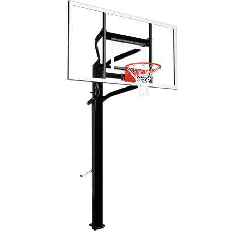 Goalsetter Extreme Series 72" In Ground Basketball Hoop - Glass Backboard