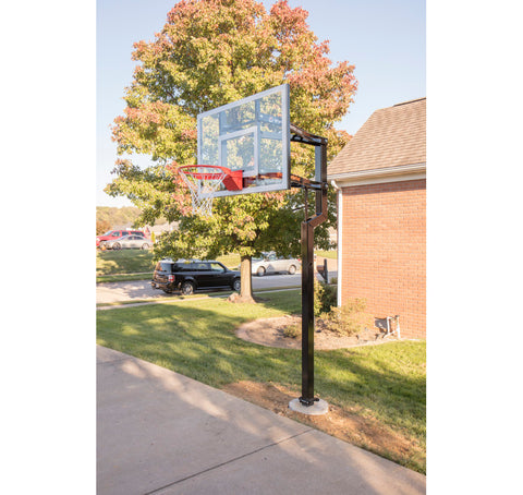 Goalsetter Contender 54" In Ground Basketball Hoop - Glass Backboard