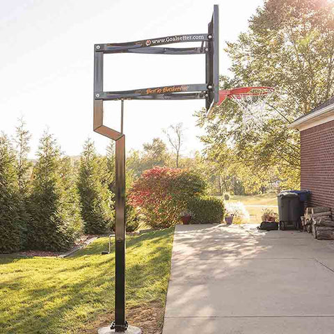 Goalsetter Contender 54" In Ground Basketball Hoop - Glass Backboard