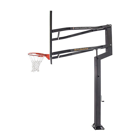 Goalsetter MVP 72" In Ground Basketball Hoop - Glass Backboard