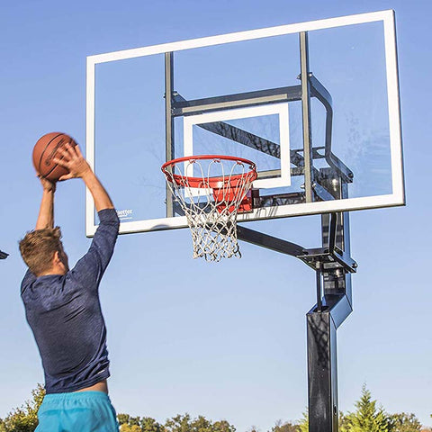 Goalsetter MVP 72" In Ground Basketball Hoop - Glass Backboard