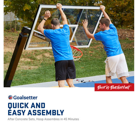 Goalsetter Launch Series 60" In-Ground Basketball Hoop - Acrylic Backboard