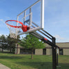 Image of Force™ Adjustable In-Ground Bolt-Down Basketball Hoop by First Team