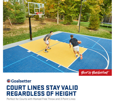 Goalsetter Launch Series 60" In-Ground Basketball Hoop - Acrylic Backboard