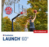 Image of Goalsetter Launch Series 60" In-Ground Basketball Hoop - Acrylic Backboard