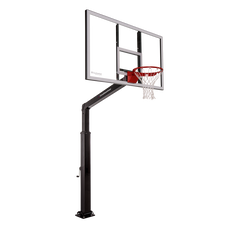 Launch Pro Series 72" In-Ground Basketball Hoop - Glass Backboard