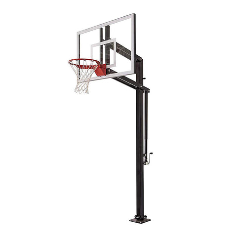 Goalsetter Extreme Series 54" In Ground Basketball Hoop - Glass Backboard